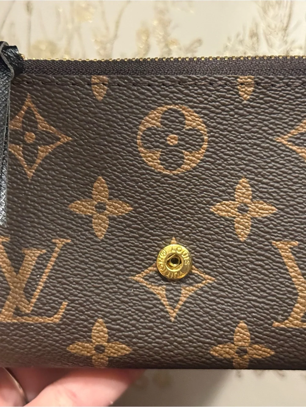 Monogram Envelope Wallet Brown/Tan